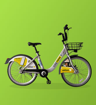 Реклама на велосипедах